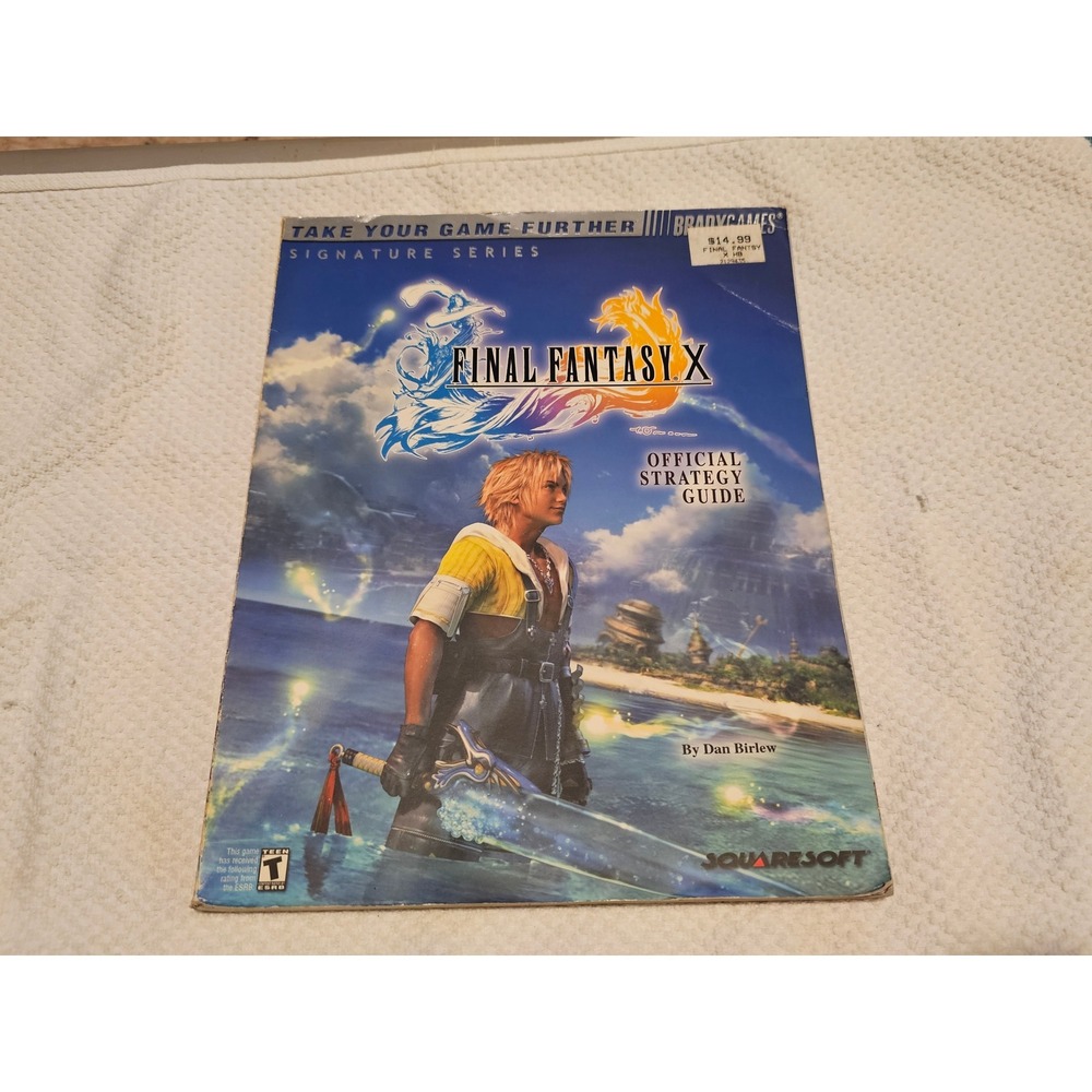 Final Fantasy X Official Strategy Guide BradyGames Signature Series PS2 Book